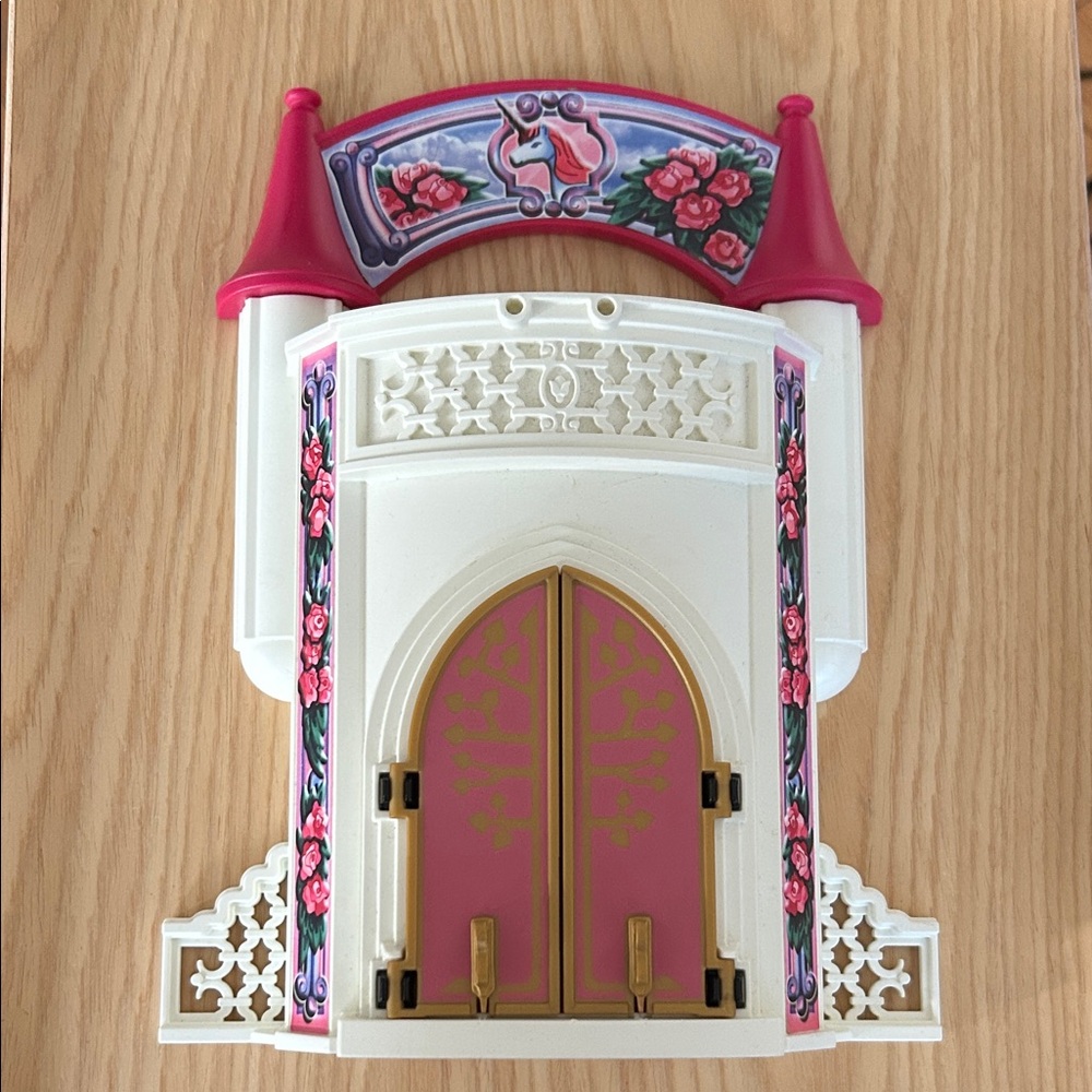 Pink and White Castle Unicorn Playmobil